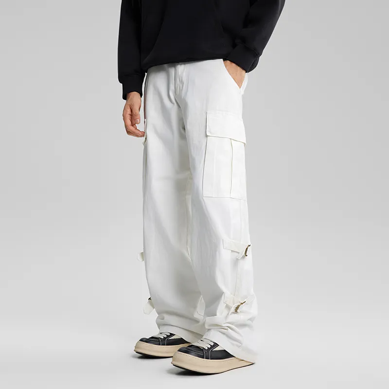 AHAH Casual Pants Men White-3