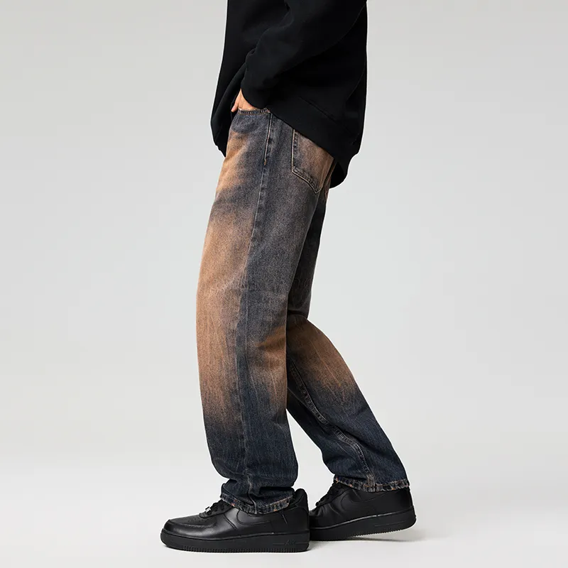 AHAH Jeans Men's Red Clay Color-3