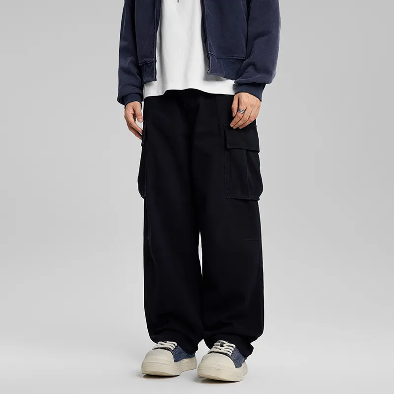 AHAH Casual Pants Men Black-2