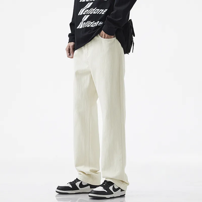 AHAH Casual Pants Men White-4