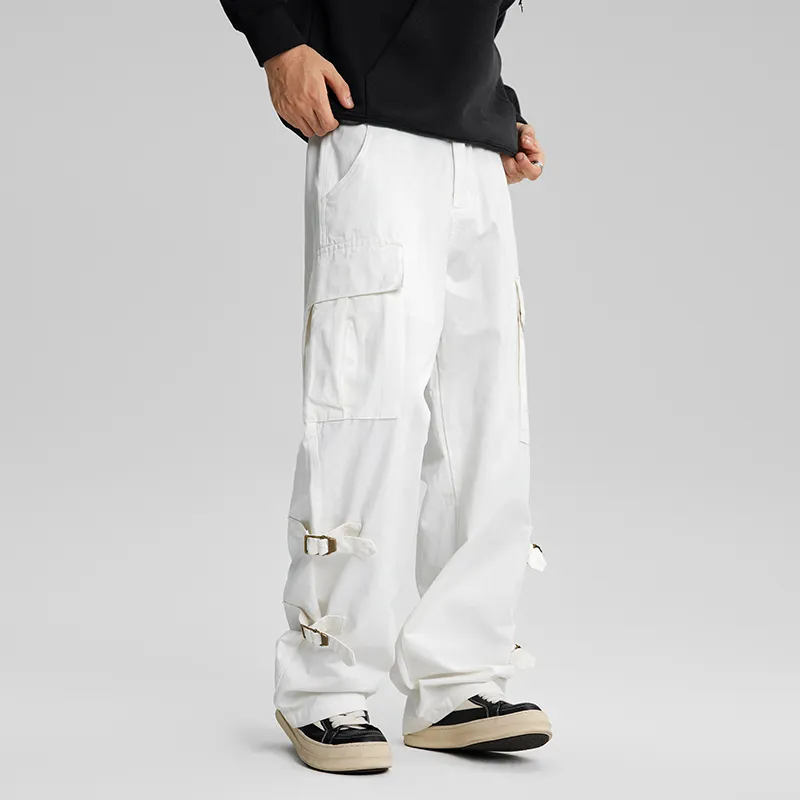 AHAH Casual Pants Men White-4