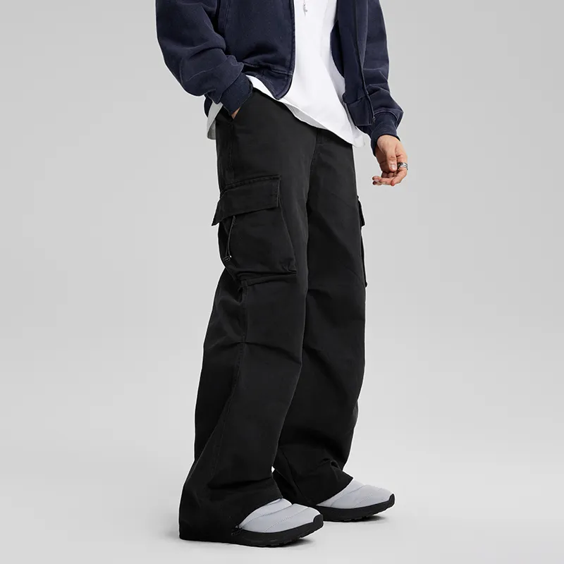 AHAH Casual Pants Men Black-4
