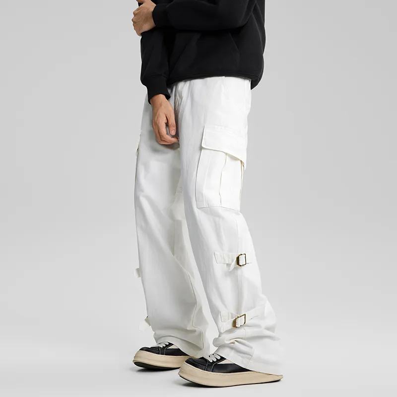 AHAH Casual Pants Men White-5