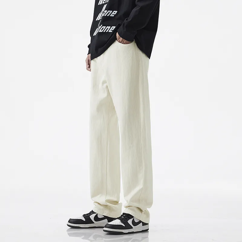 AHAH Casual Pants Men White-3