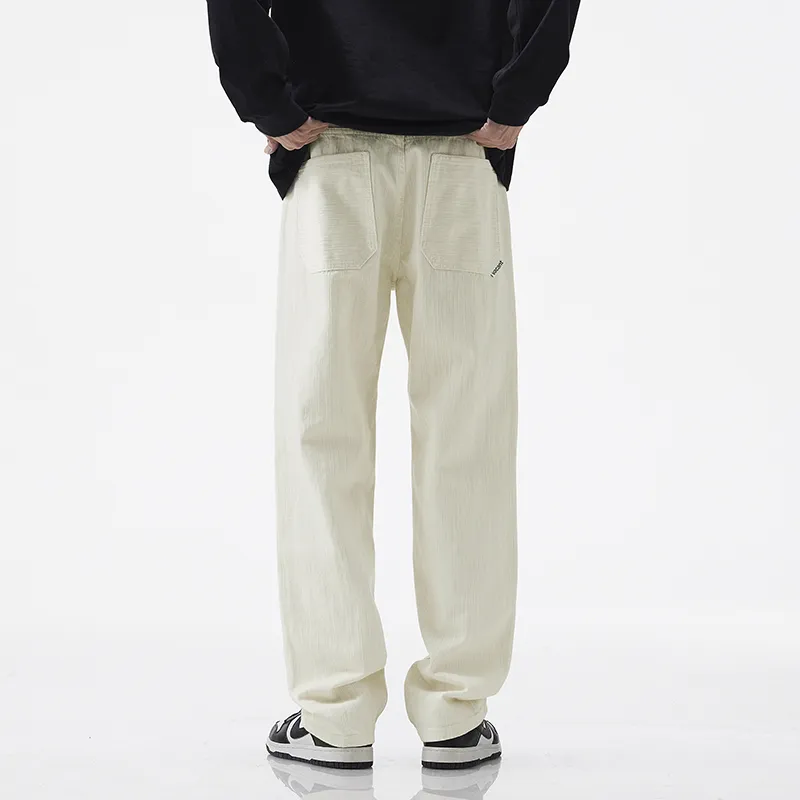 AHAH Casual Pants Men White-1