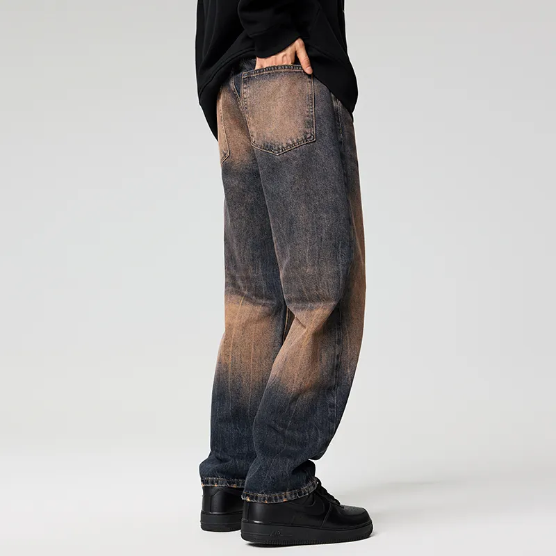 AHAH Jeans Men's Red Clay Color-4