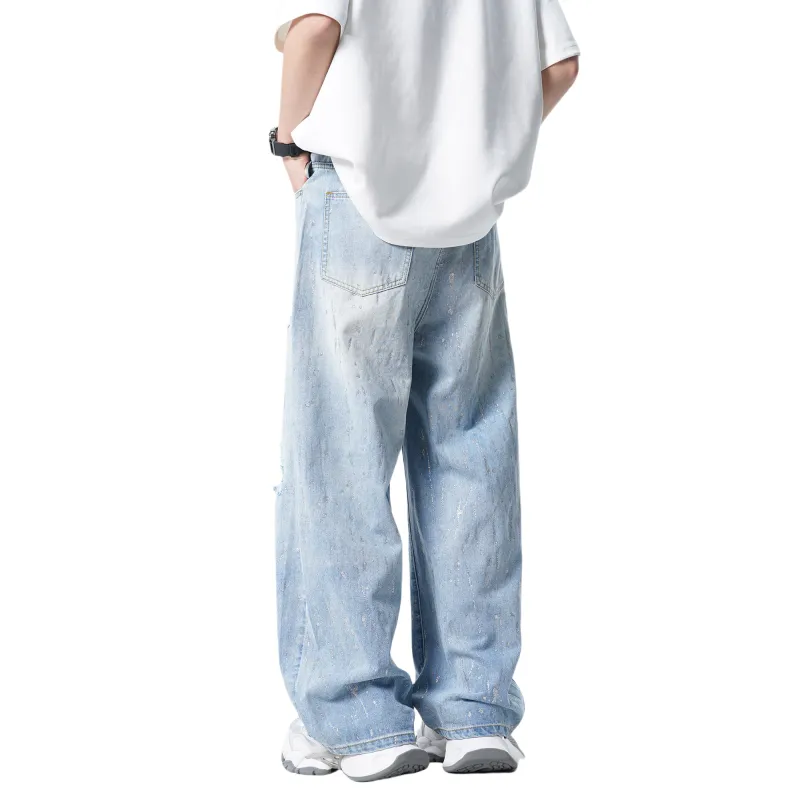 Hypeyourself Jeans Unisex Light Blue-1