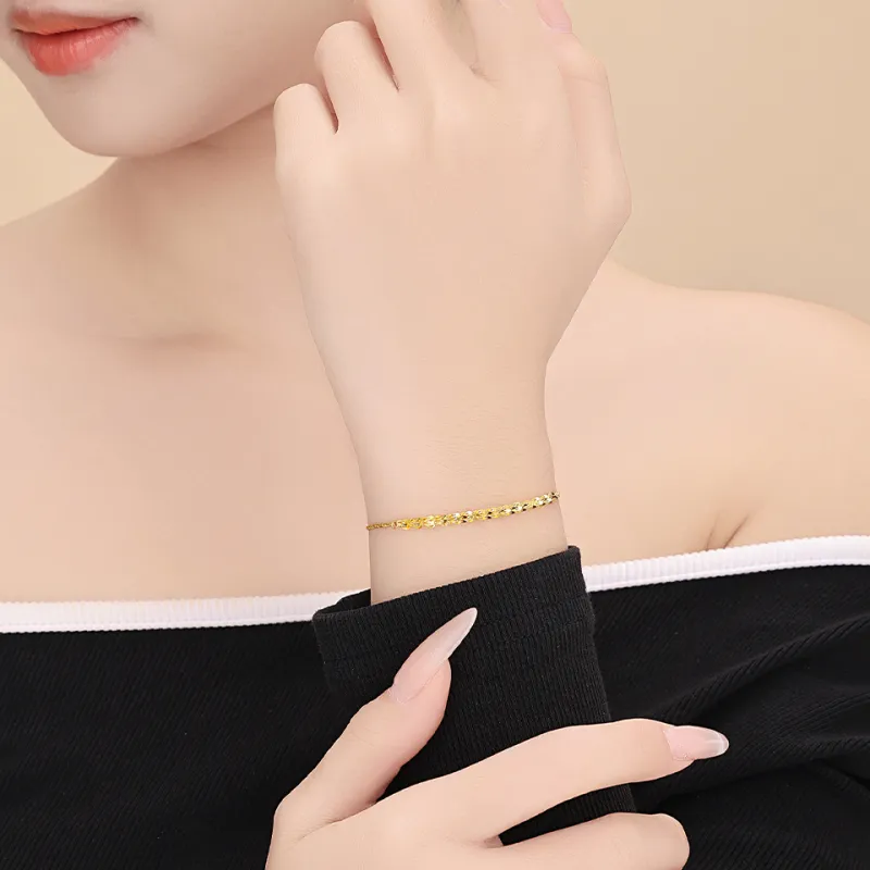 SHUIBEI Gold Bracelet Women's-5
