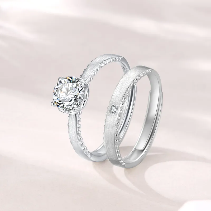 SHUIBEI S925 Silver Rings Unisex-1