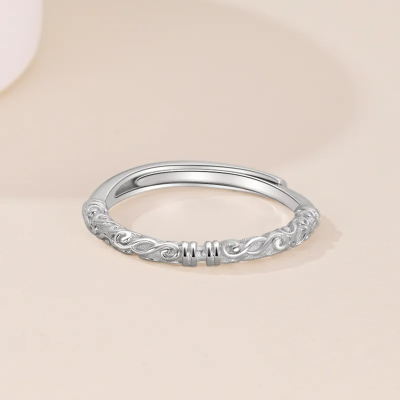 SHUIBEI S925 Silver Rings Unisex-3