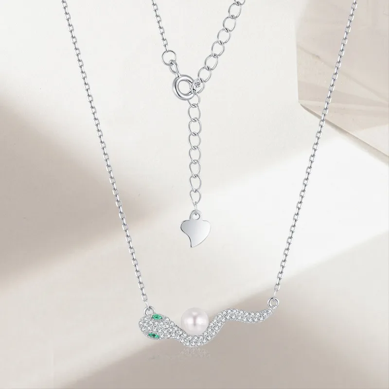 SHUIBEI S925 Silver Necklaces Women's-3