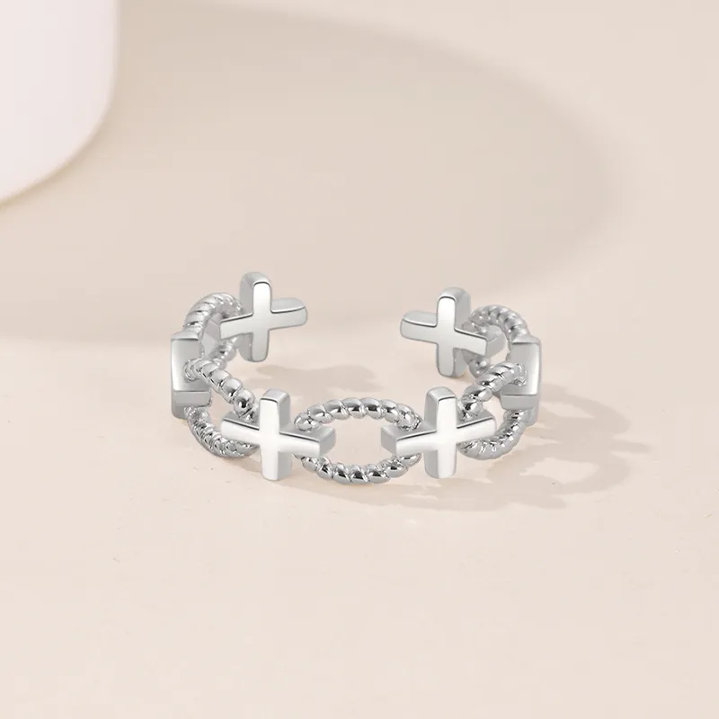 SHUIBEI S925 Silver Rings Unisex-3