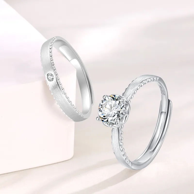 SHUIBEI S925 Silver Rings Unisex-2