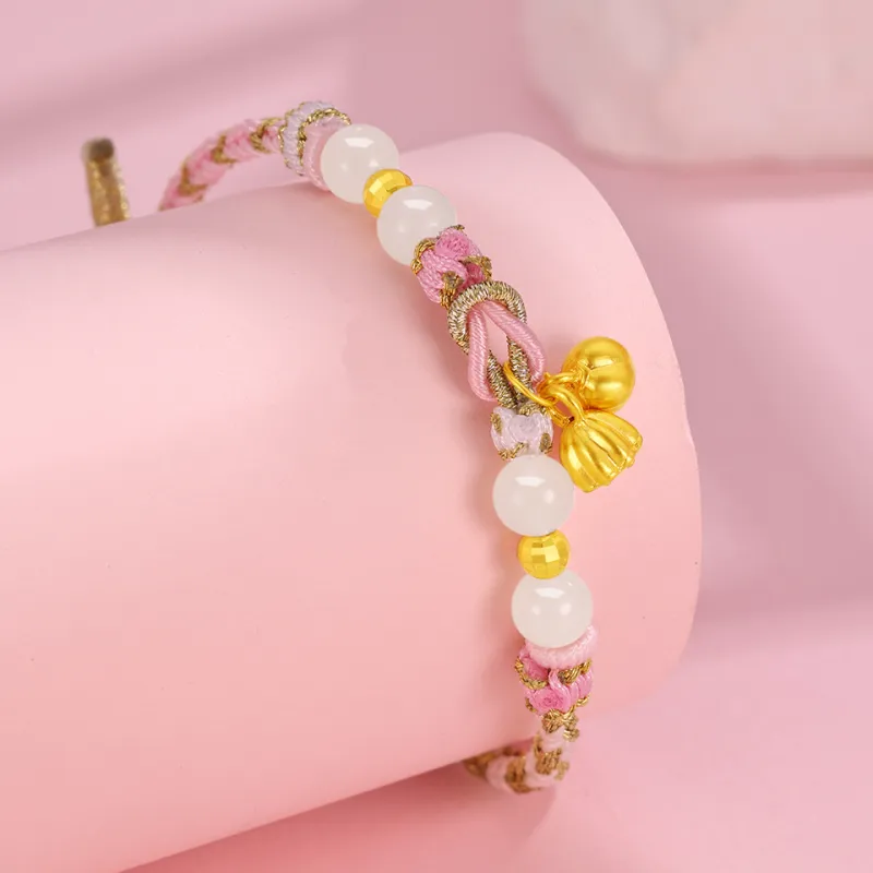 SHUIBEI Hetian Jade Bracelets White Jade Women's-3