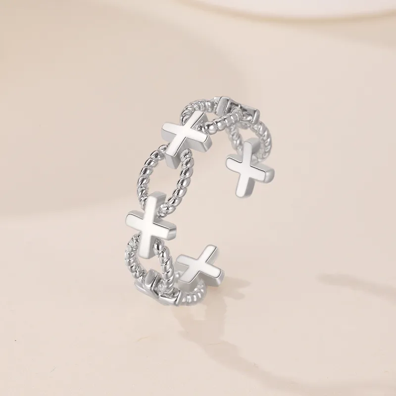 SHUIBEI S925 Silver Rings Unisex-2