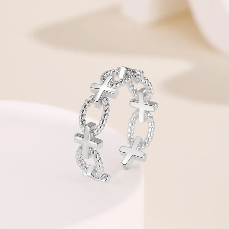 SHUIBEI S925 Silver Rings Unisex-4