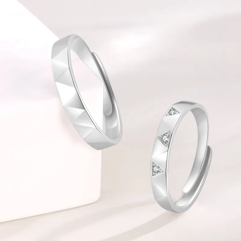 SHUIBEI S925 Silver Rings Unisex-1