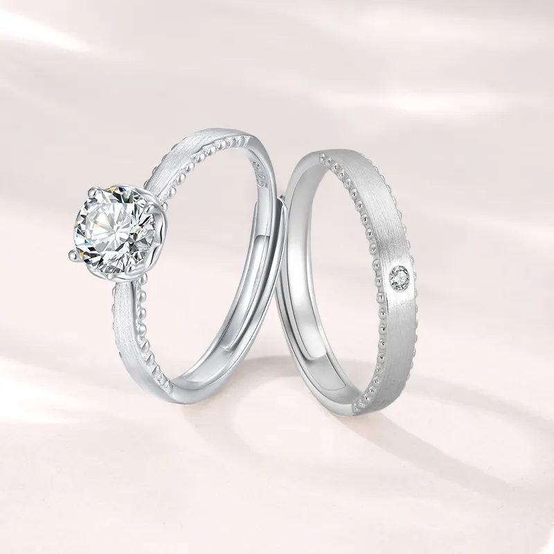 SHUIBEI S925 Silver Rings Unisex-3