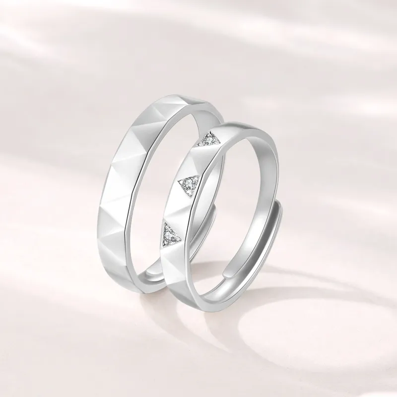 SHUIBEI S925 Silver Rings Unisex-2