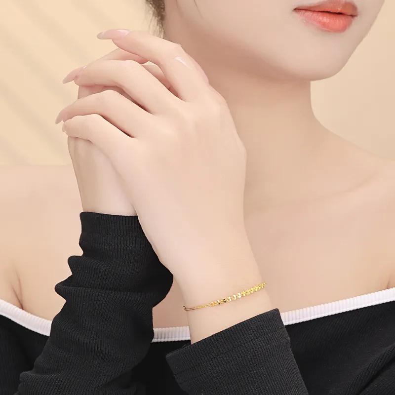 SHUIBEI Gold Bracelet Women's-4