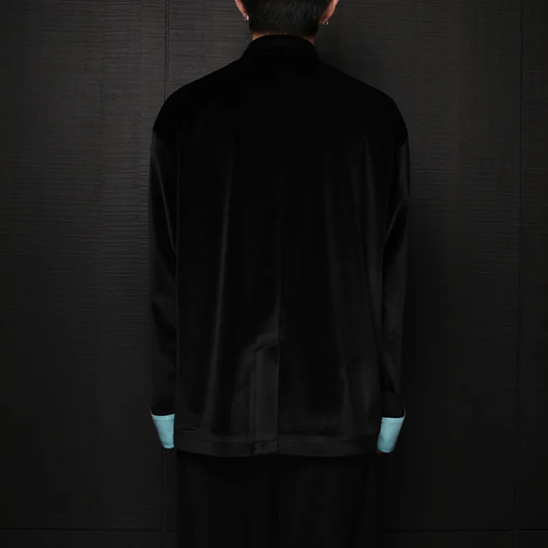 GALLIANO LANDOR Jackets Coats Unisex Black Blue-5