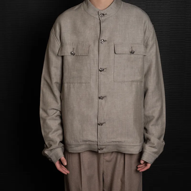 GALLIANO LANDOR Jackets Coats Men's Olive Green-2