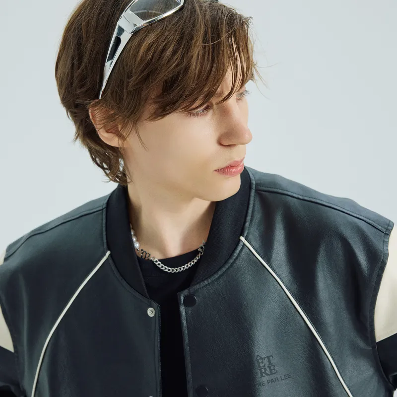 Être Par Lee Leather Jacket Unisex-4