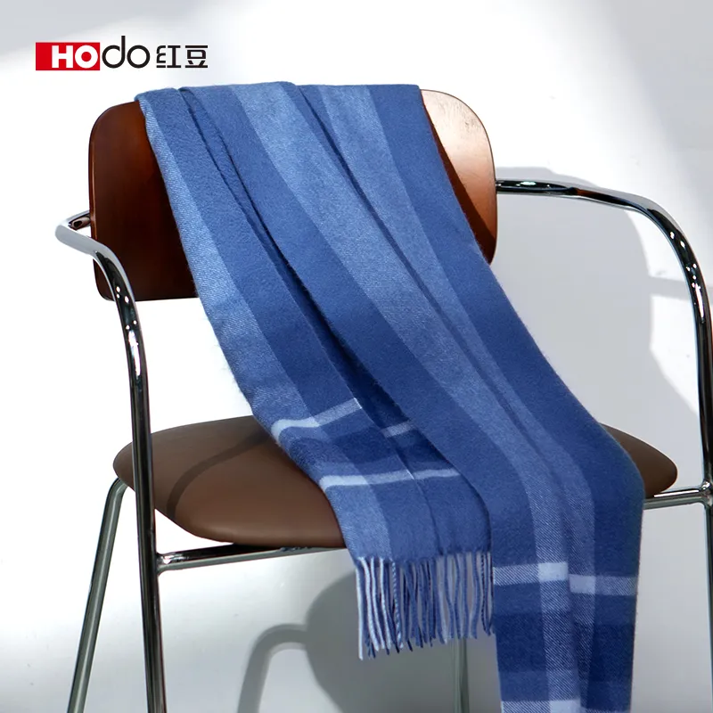 Red Bean 30% Cashmere 70% Wool Knit Scarves Women's-31