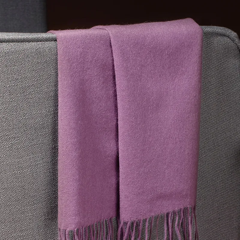 Red Bean Cashmere Knit Scarves Women's-2