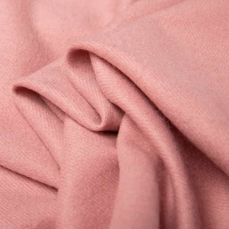 Red Bean 30% Cashmere 70% Wool Knit Scarves Unisex-55