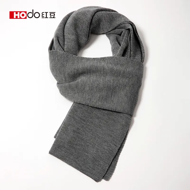 Red Bean Wool Knit Scarves Women's-15