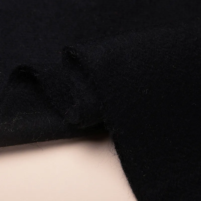 Red Bean 30% Cashmere 70% Wool Knit Scarves Unisex-17