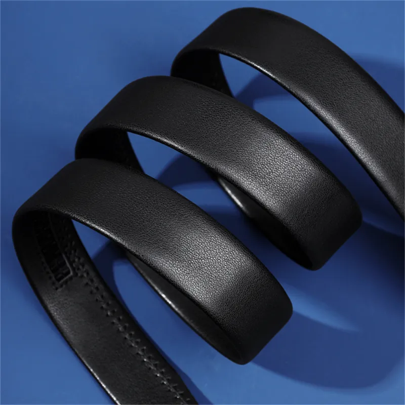 Red Bean Genuine Cow Leather Leather Belts Men's 35mm-6
