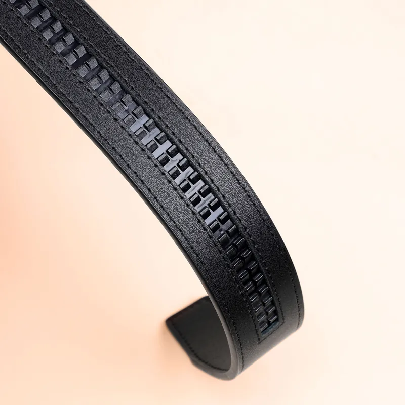 Red Bean Cow Split Leather Leather Belts Men's 35mm-7