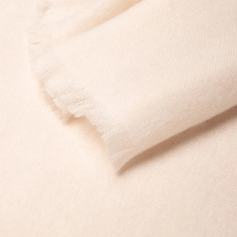 Red Bean 30% Cashmere 70% Wool Knit Scarves Unisex-42