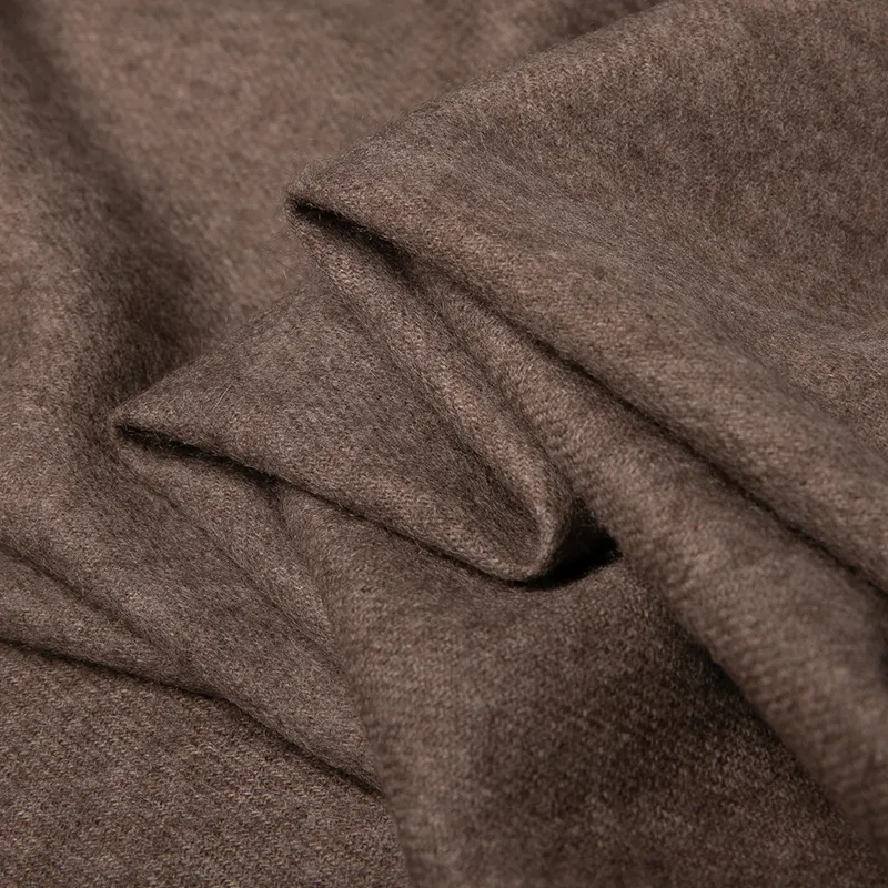Red Bean 30% Cashmere 70% Wool Knit Scarves Unisex-29