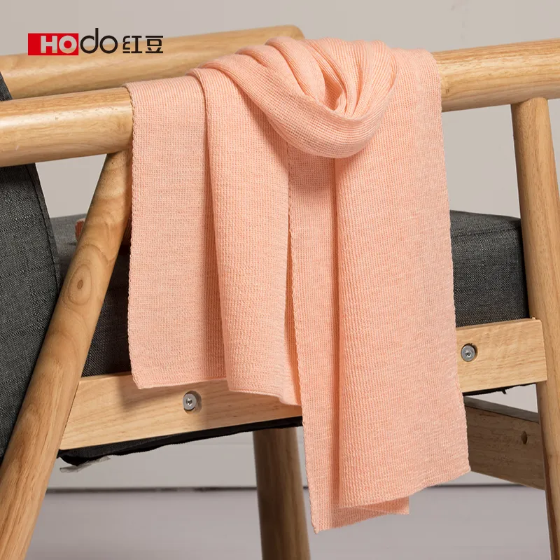 Red Bean Wool Knit Scarves Women's-19