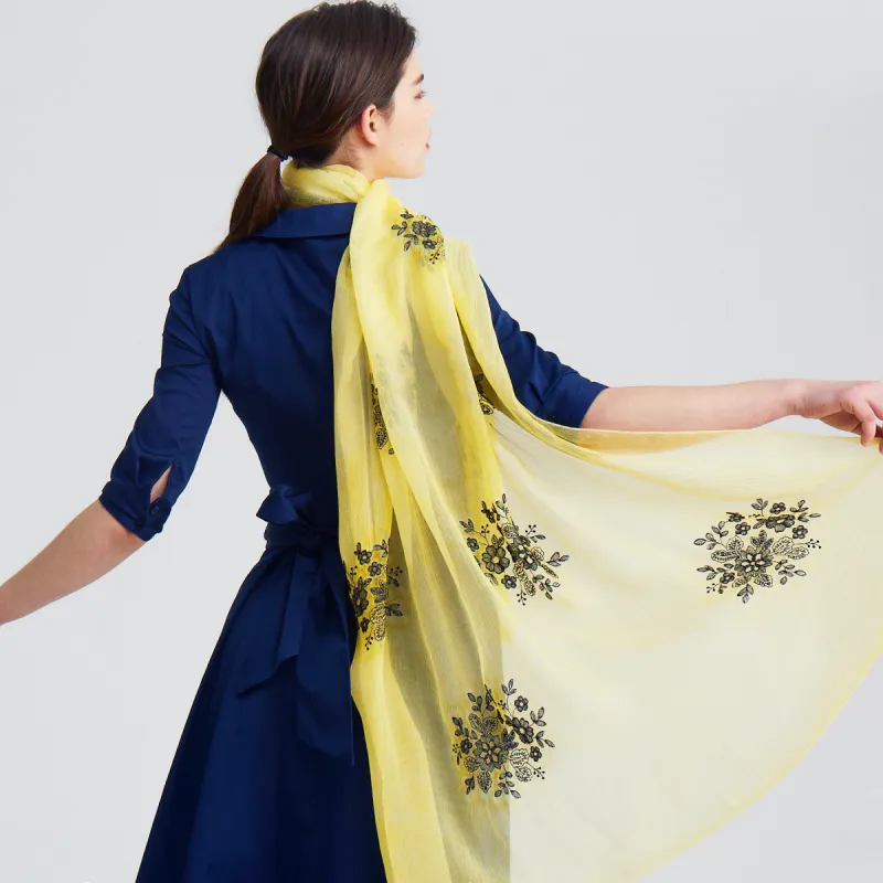 Red Bean 100% Mulberry Silk Scarves Women's-5