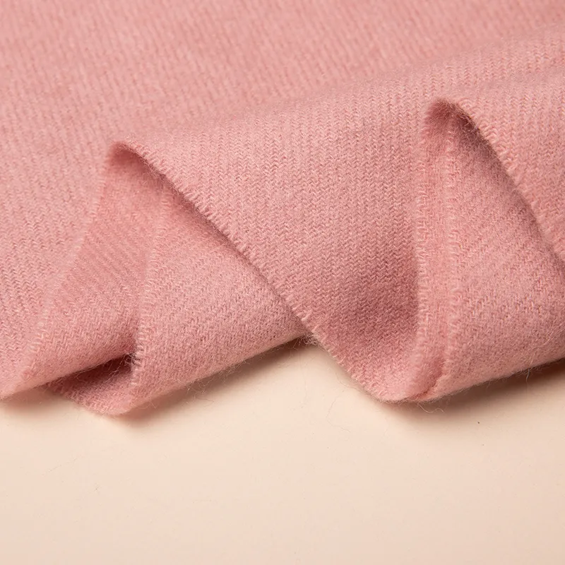 Red Bean 30% Cashmere 70% Wool Knit Scarves Unisex-54
