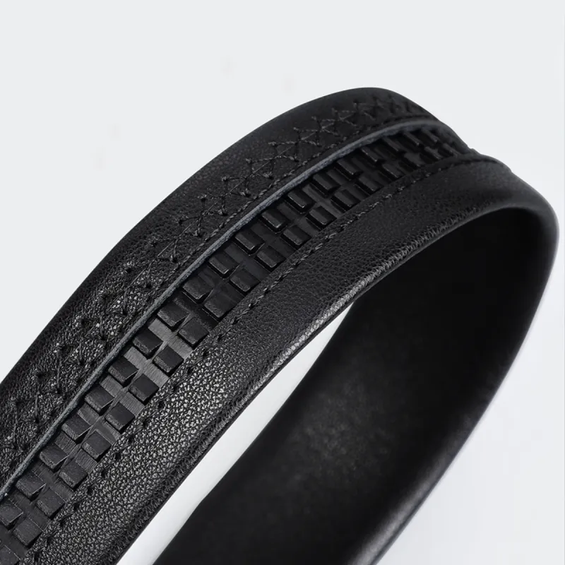 Red Bean Cow Split Leather Leather Belts Men's Width: 3.5cm-4