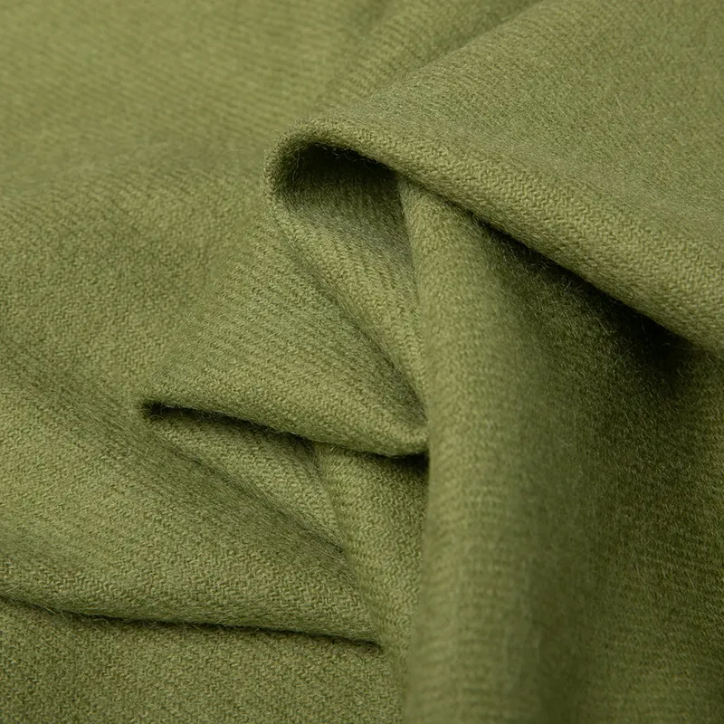 Red Bean 30% Cashmere 70% Wool Knit Scarves Unisex-3