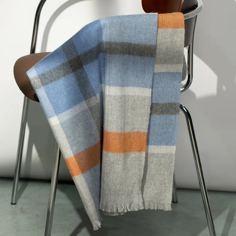 Red Bean 100% Cashmere Knit Scarves Women's-4