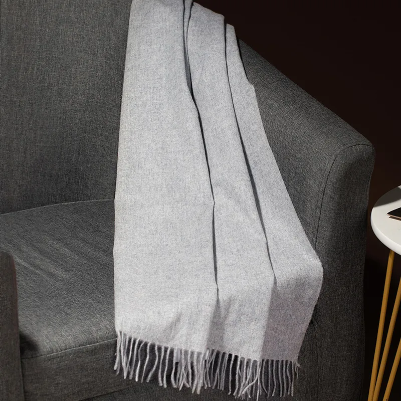 Red Bean 100% Cashmere Knit Scarves Women's-1