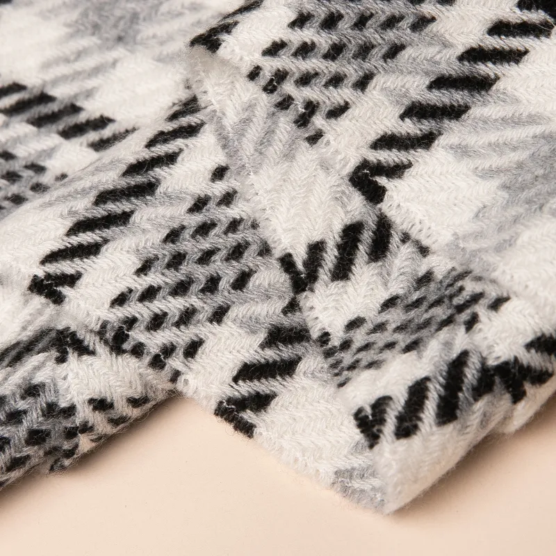 Red Bean Cashmere Knit Scarves Women's-14
