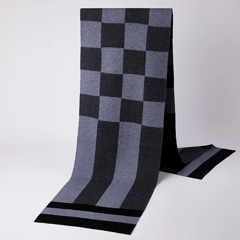Red bean Knit Scarves Men-19