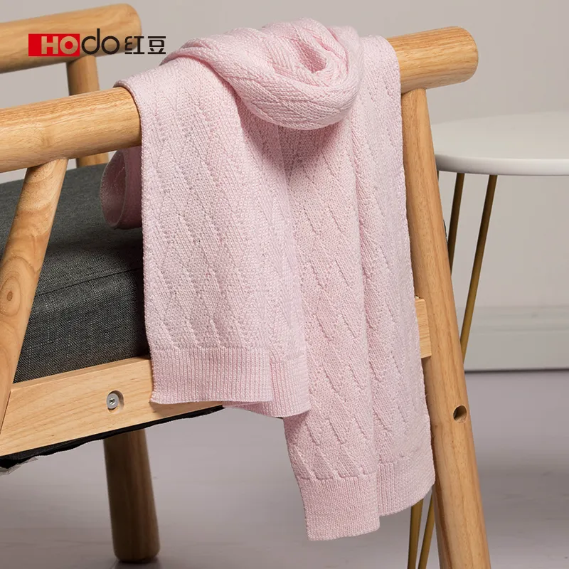 Red Bean Wool Knit Scarves Women's-2