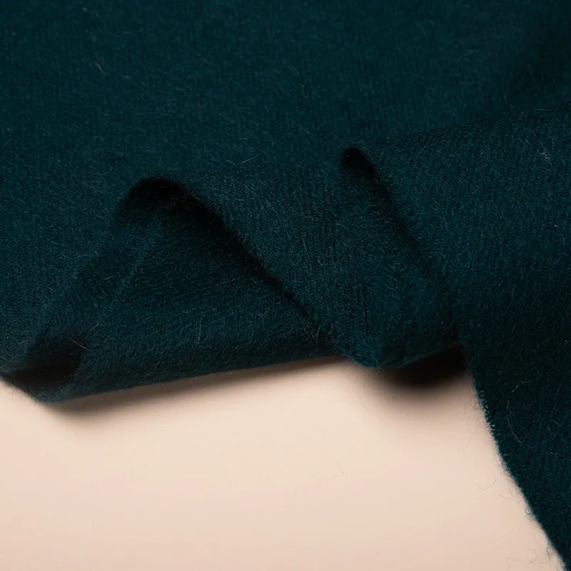 Red Bean 30% Cashmere 70% Wool Knit Scarves Unisex-9