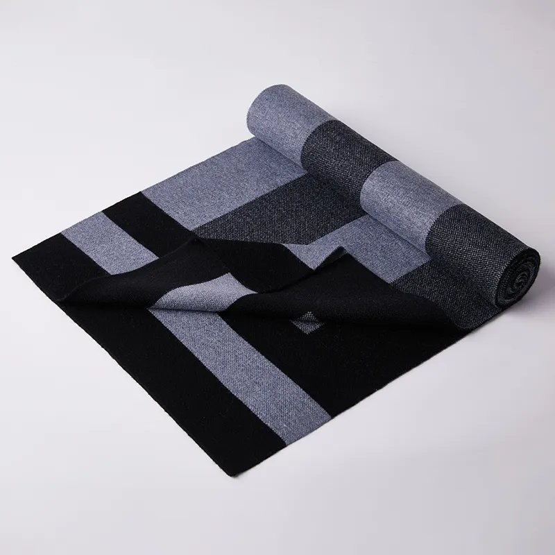 Red bean Knit Scarves Men-18