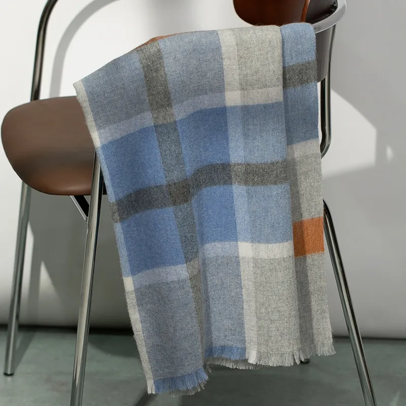 Red Bean 100% Cashmere Knit Scarves Women's-3