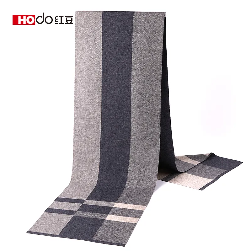 Red bean Knit Scarves Men-8